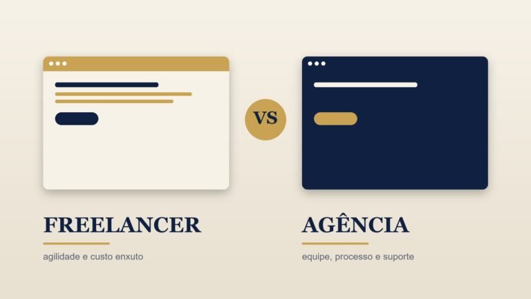 Web designer freelancer ou agência: comparação entre os dois caminhos para criar seu site